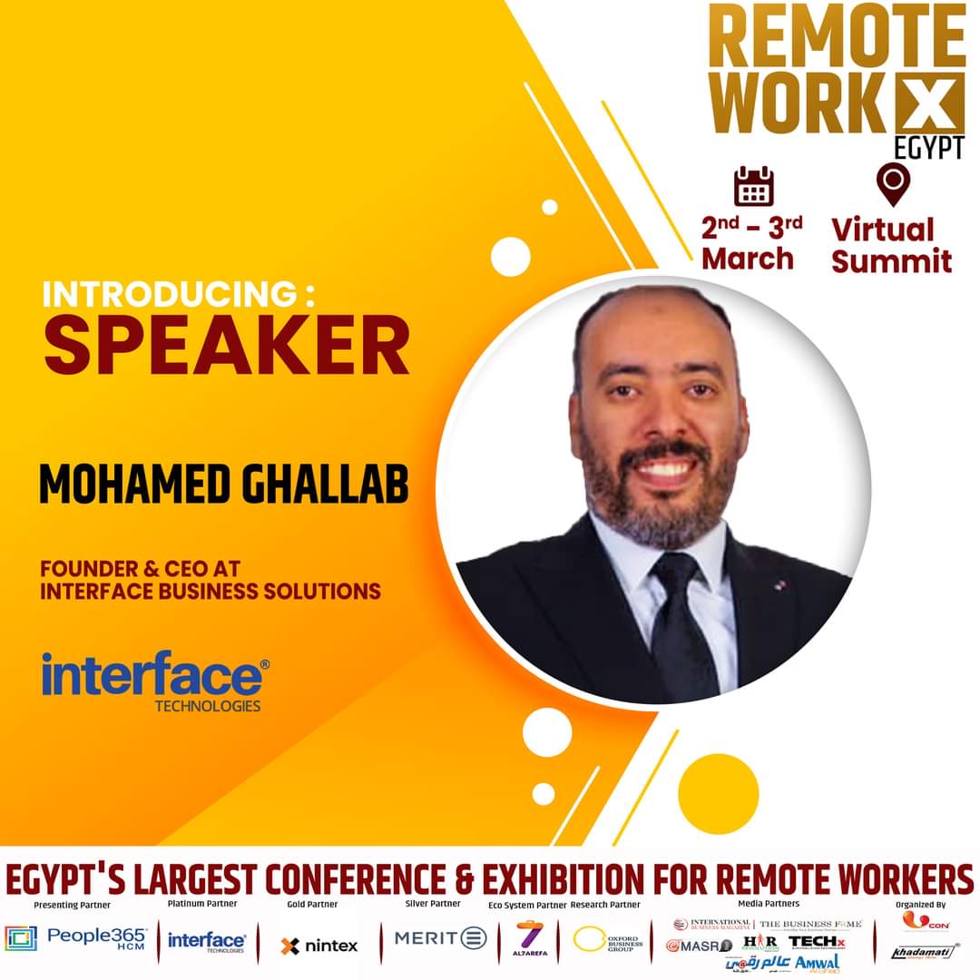 Read more about the article Interface Tech was honored to participate in the largest conference and exhibition for remote workers in Egypt.
